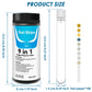 100 Pcs 9-IN-1/7-IN-1 Aquarium Test Fish Tank Test Kit with Test Tube Water Quality Monitor pH Test Strips Strips Fast Accurate