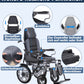 Electric Wheelchair for Adults Long Large Support Power WheelChair Seniors Folding Wheelchair