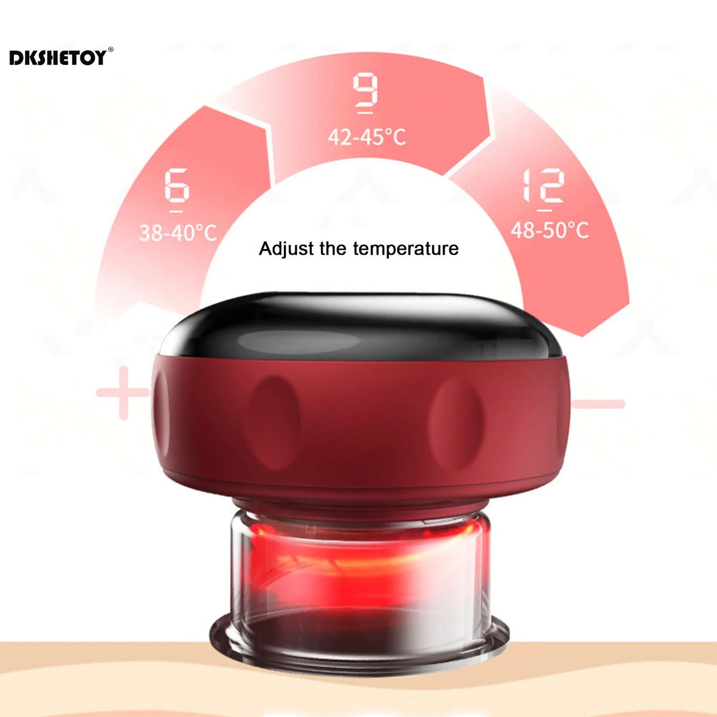 Electric Vacuum Cupping Therapy machine Heating Suction Cup Device Body Scraping Massager chinese medical Physiotherapy Jars