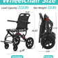 Manual Wheelchair Ultralight Folding Durable Wheelchair Airline Approved Folding Transportation Wheelchair