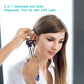 2 in 1 Otoscope and Eyes Diagnostic Tool Kit with LED Light 4mm Replaceable Ear Tips Optical Otoscope Ears Diagnostic Supplies