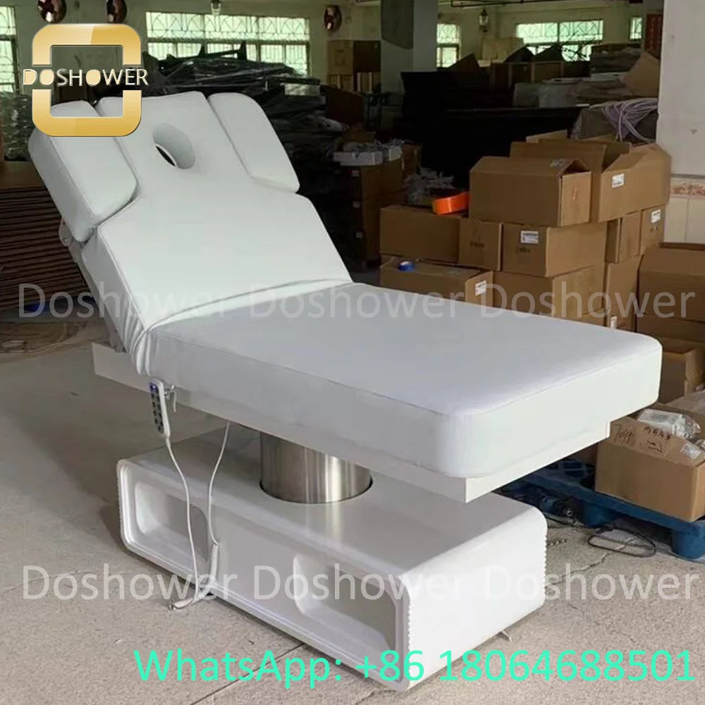 4 Motors Medical Spa Treatment Table With Giường massage nâng thông minh một nút bấm For Light Electric Beauty Bed Beauty Salon