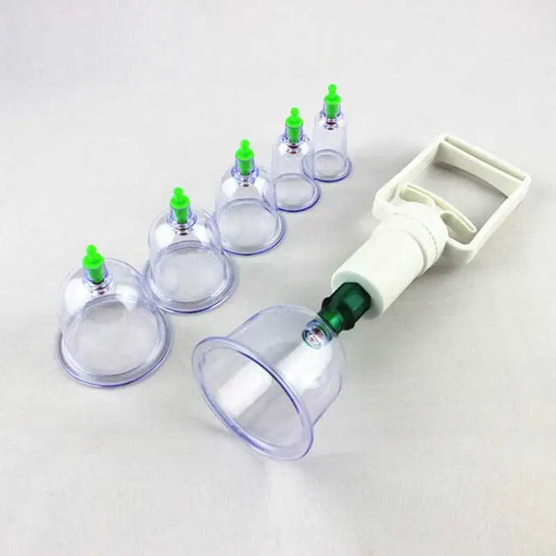 6pcs Medical Vacuum Cupping,Chinese Massage Cupping Therapy Kits with Suction Pump,Vacuum Suction Cups for Muscle Soreness