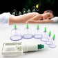 6pcs Medical Vacuum Cupping,Chinese Massage Cupping Therapy Kits with Suction Pump,Vacuum Suction Cups for Muscle Soreness