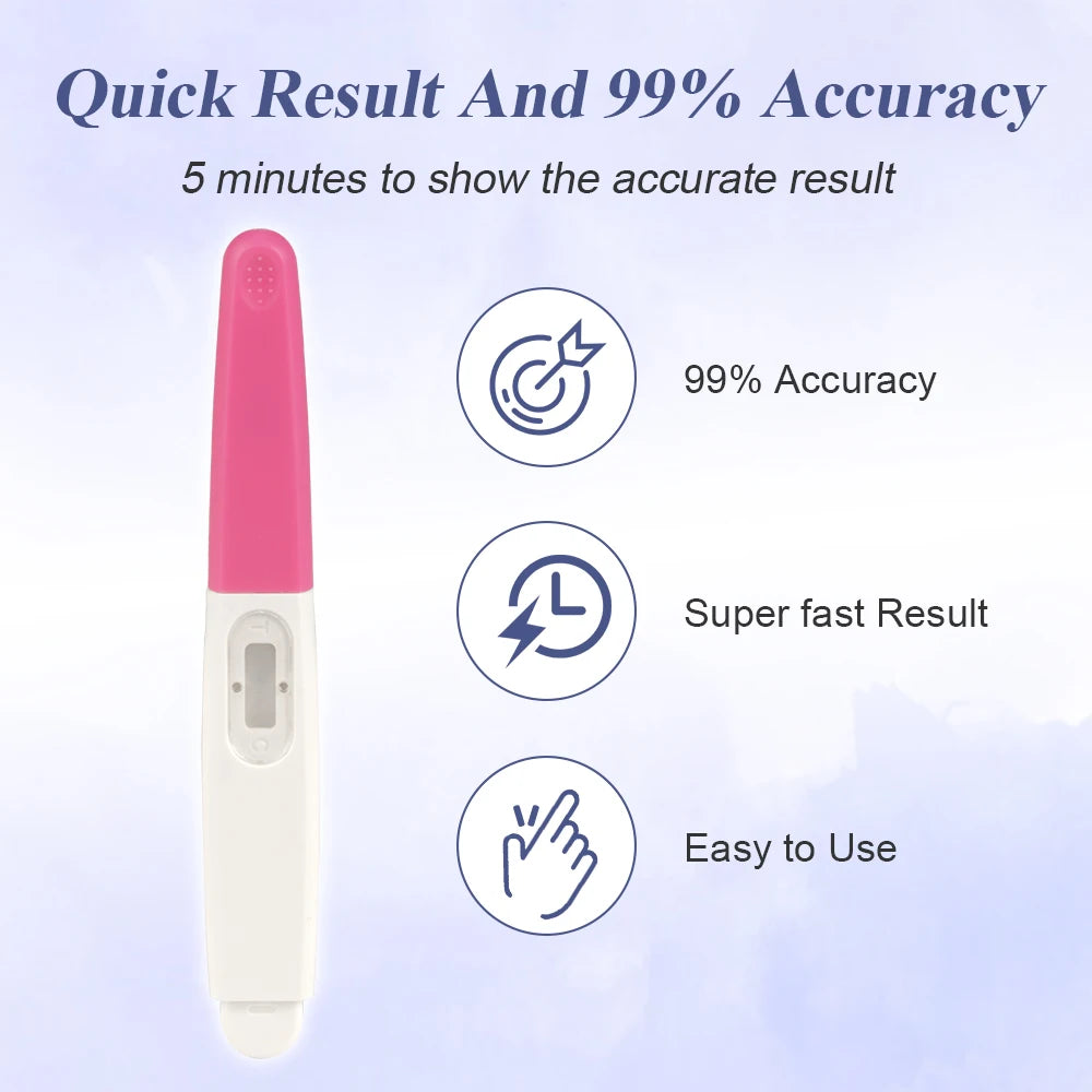 Pelvifine Pregnancy Test - Detect HCG with 99% Accuracy -Fast Easy to Use at Home HCG Urine Test with Fast and Reliable