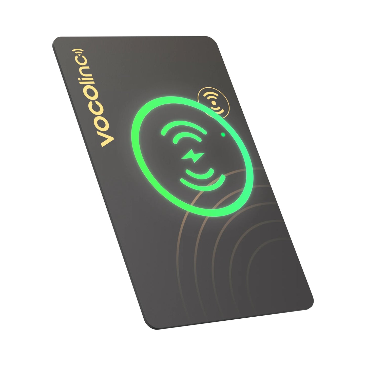 1Pcs VOCOlinc Wireless Charging Wallet Tracking Card Tag, Smart Bluetooth Car Locator, Item Finder, Use with Find My (iOS Only)