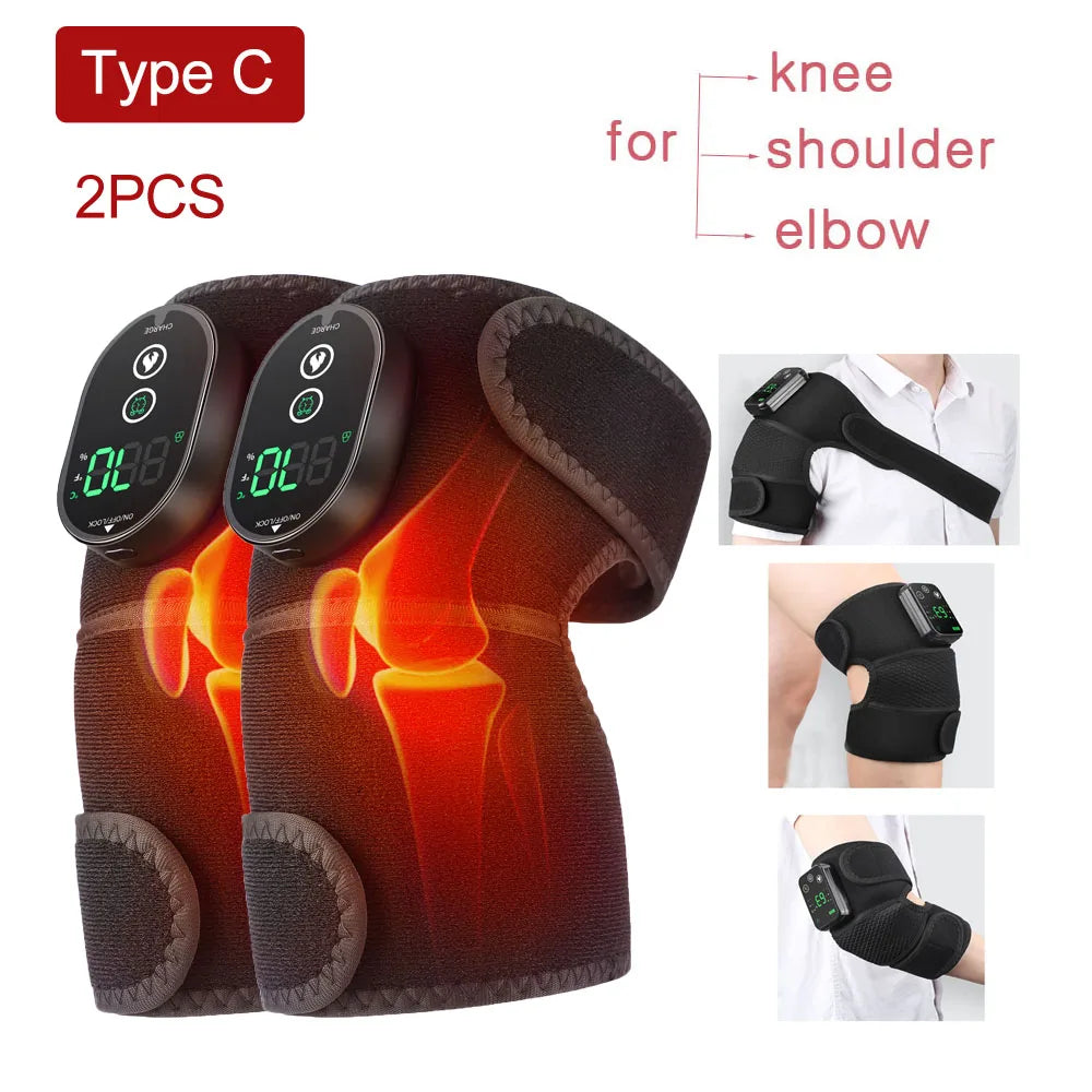 EMS TENS Physiotherapy Shoulder Masssager Knee Protection Vibrator for Joint Pain Relaxation Treatment Muscle Electrostimulator
