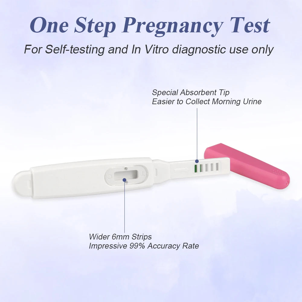 Pelvifine Pregnancy Test - Detect HCG with 99% Accuracy -Fast Easy to Use at Home HCG Urine Test with Fast and Reliable