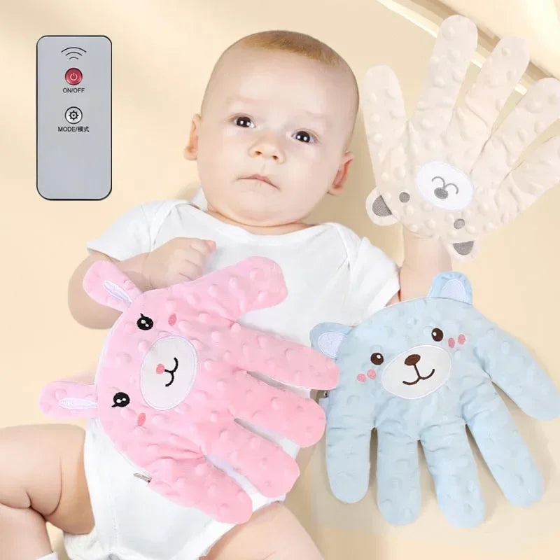 Baby Electric Soothing Palm Sleep Pillow Newborn Heated Remote Control Simulated Palm Slapping Sleep Pad Baby Care Accessories