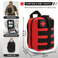 131pcs First Aid Kit, First Aid Trauma Kit, Military Medical First Aid Kit with Tourniquet, Camping Equipment Supplies Emergency