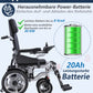 Electric Wheelchair for Adults Long Large Support Power WheelChair Seniors Folding Wheelchair