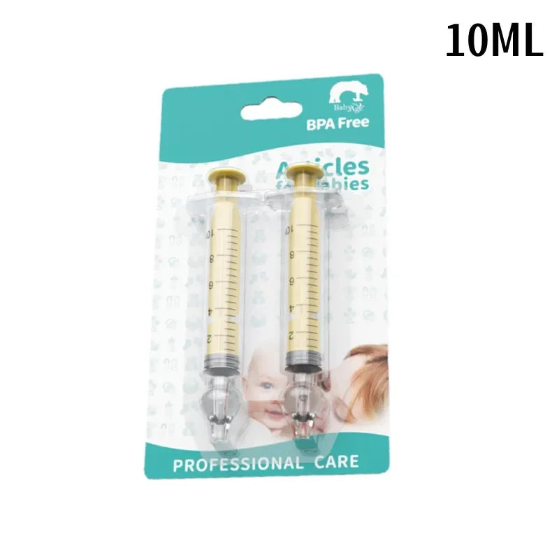 2Pcs Needle Tube Baby Nasal Aspirator Syringe Baby Nose Cleaner Infant Rhinitis Nasal Washer Children Nose Washing Tool for Kids