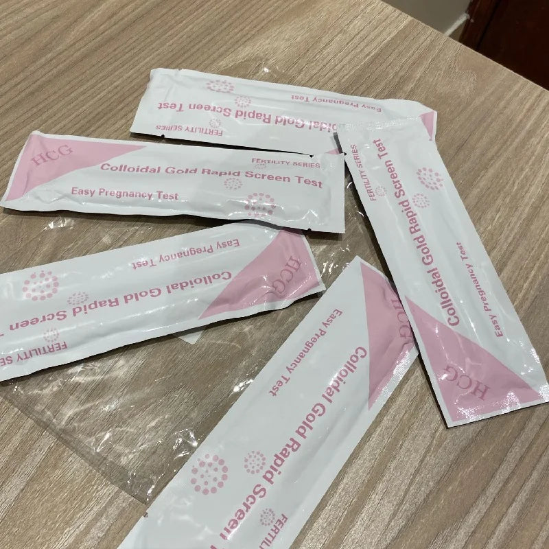 10PCS Early Pregnancy Test Strip Home HCG Urine Measuring Kits For Adult Women Rapid Result Fertility Test Pen Over 99% Accuracy