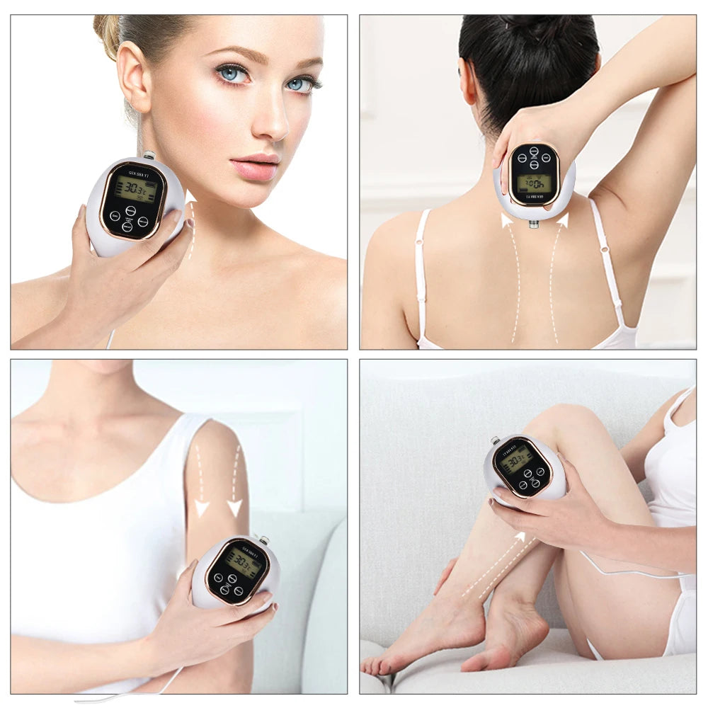 Electric Cupping Vacuum Massage Machine Smart Cupping Therapy Set Guasha Scraping Device Thermal Suction Relieve Body Fatigue