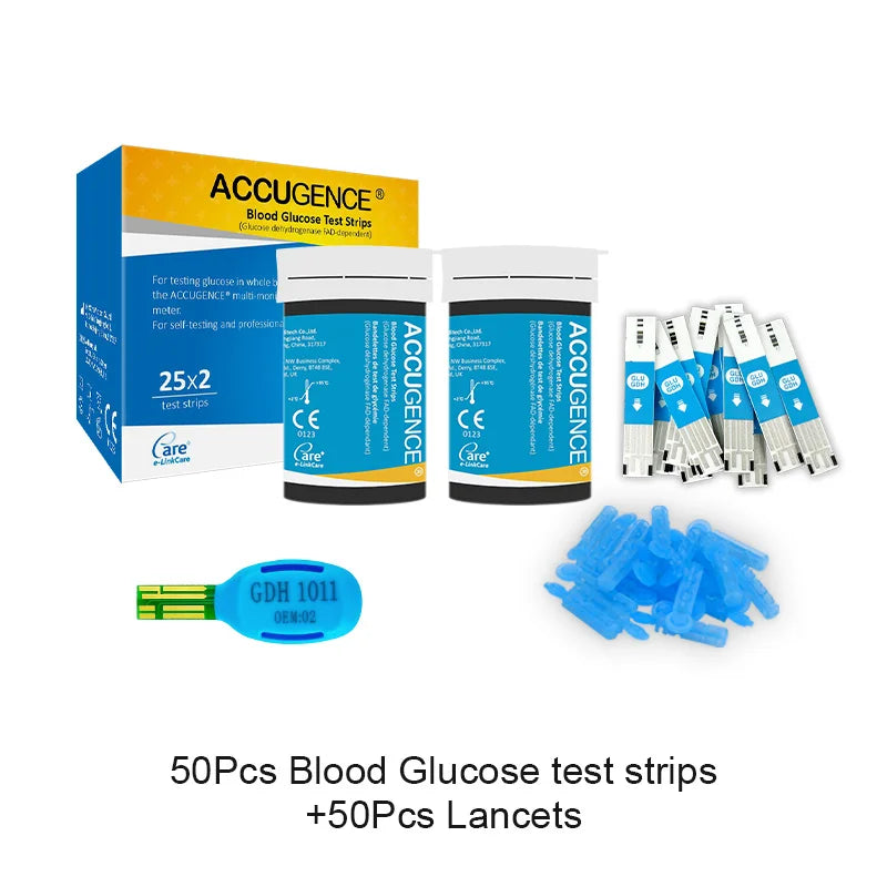 4 in 1 Multifunction Monitor Hemoglobin Blood Ketone Glucose Uric Acid Meter Test Strip HB Anemia Test Blood Sugar Diabetes Gout