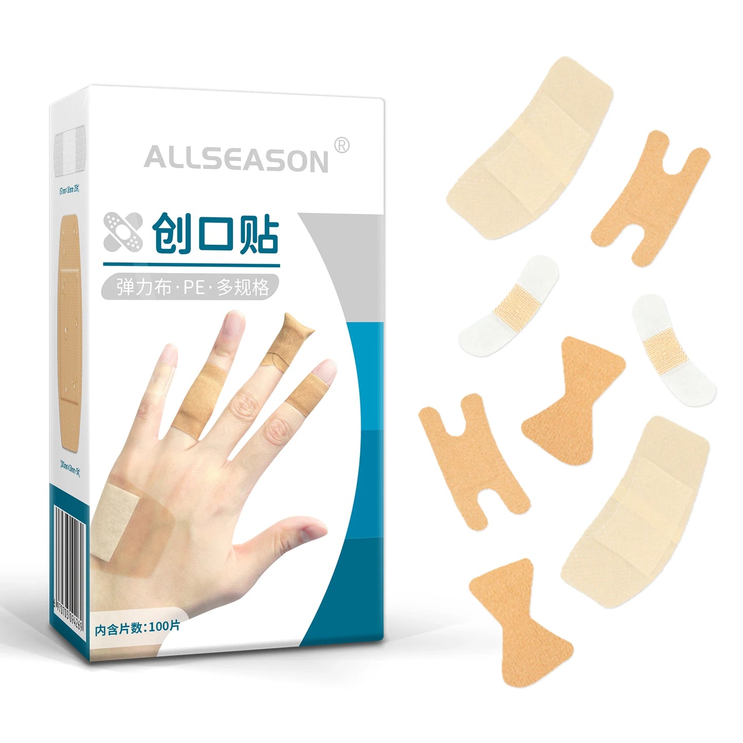 100Pcs HOT Multiple Specification Combination Waterproof Band Aid Breathable Bandages First  Medical Anti-Bacteria Wound Plaster
