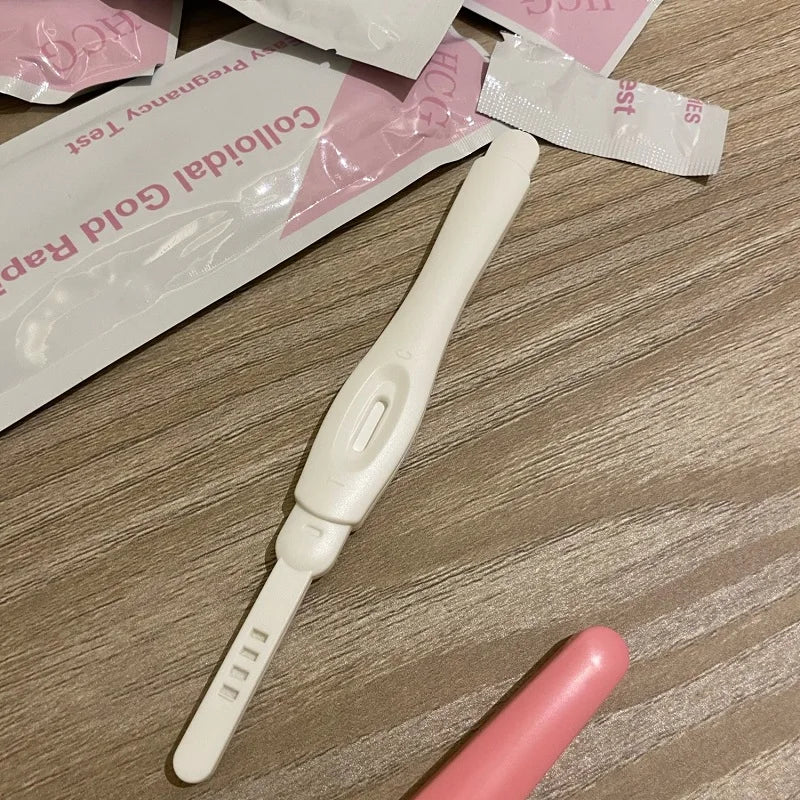 10PCS Early Pregnancy Test Strip Home HCG Urine Measuring Kits For Adult Women Rapid Result Fertility Test Pen Over 99% Accuracy
