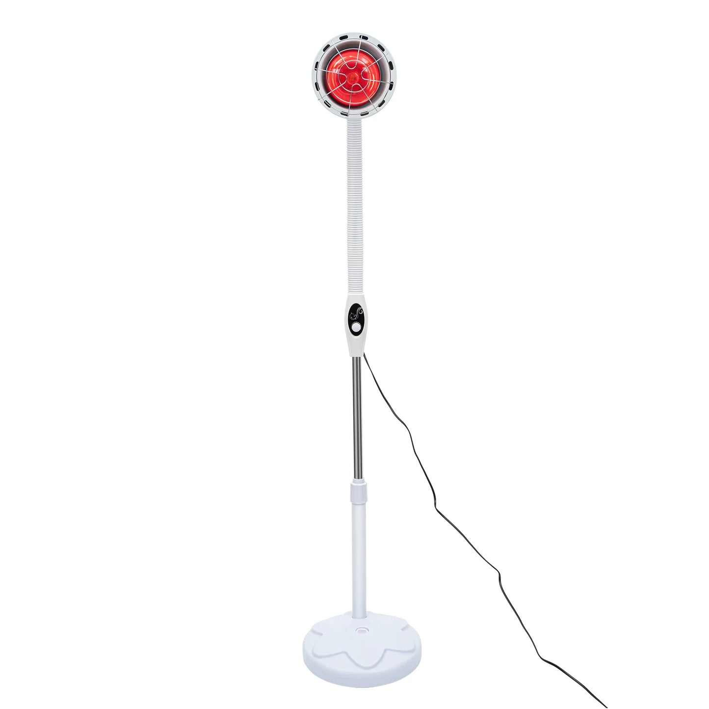 275W Physiotherapy Lamp Electric Infrared Therapy Lamp 360° Adjustable Temperature Heat Lamp Relief Pain Tools