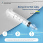 2Pcs Needle Tube Baby Nasal Aspirator Syringe Baby Nose Cleaner Infant Rhinitis Nasal Washer Children Nose Washing Tool for Kids