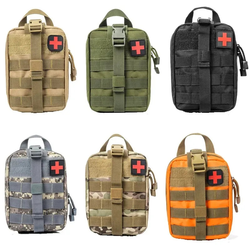Portable Tactical First Aid Kits Medical Bag Emergency Outdoor Hunting Car Camping Molle Survival Tool EDC Pouch Organizer