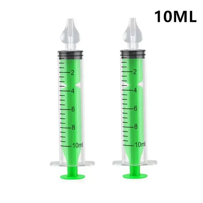 2Pcs Needle Tube Baby Nasal Aspirator Syringe Baby Nose Cleaner Infant Rhinitis Nasal Washer Children Nose Washing Tool for Kids