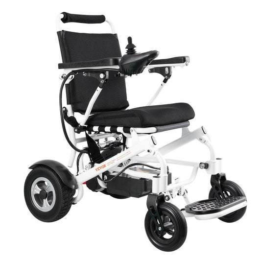 Electric Wheelchair for Adults Seniors, 300 lbs Weight Capacity, 17.7 in Width Lightweight Foldable Motorized Power Wheelchairs, UP to 12.5 Miles Range All Terrain Aluminum Alloy Chair